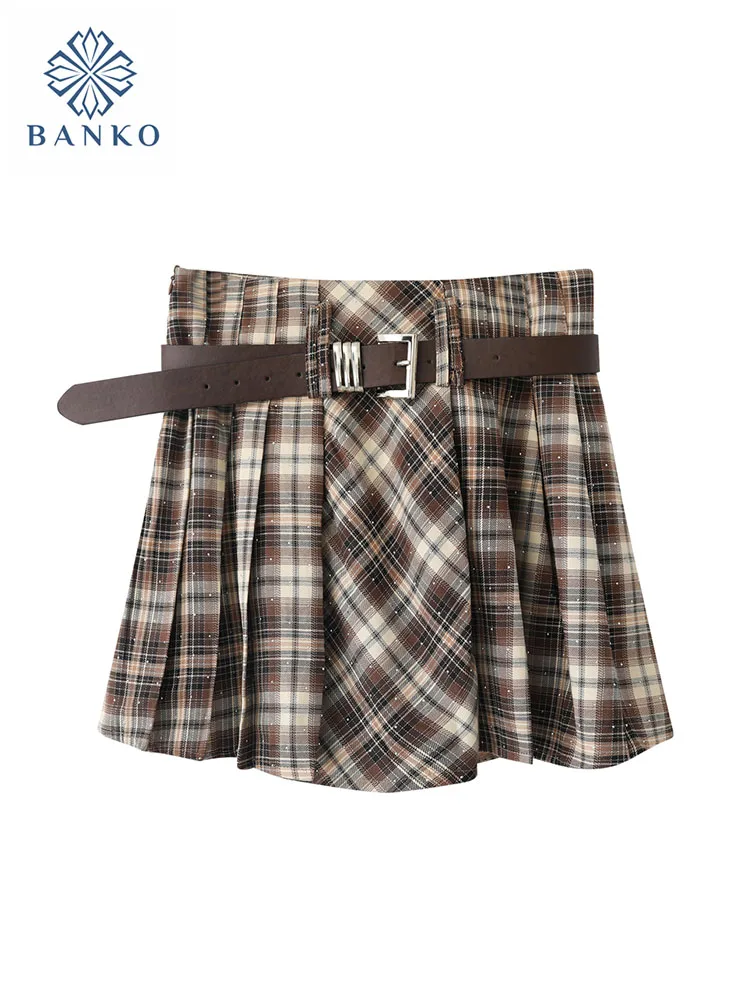 Japanese Preppy Style Plaid A-Line Skirts Classical High Waist Pleated Skirt Kawaii Girls JK Uniform Harajuku Streetwear Casual
Japanese Preppy Style Plaid A-Line Skirts Classical High Waist Pleated Skirt Kawaii Girls JK Uniform Harajuku Streetwear Casual