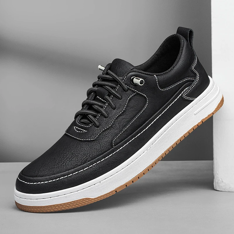Summer Comfort Genuine Leather Men Shoes Casual Soft Mens Sneakers Breathable Elastic Band Fashion Sneakers Men's Baseball Shoes
Summer Comfort Genuine Leather Men Shoes Casual Soft Mens Sneakers Breathable Elastic Band Fashion Sneakers Men's Baseball Shoes