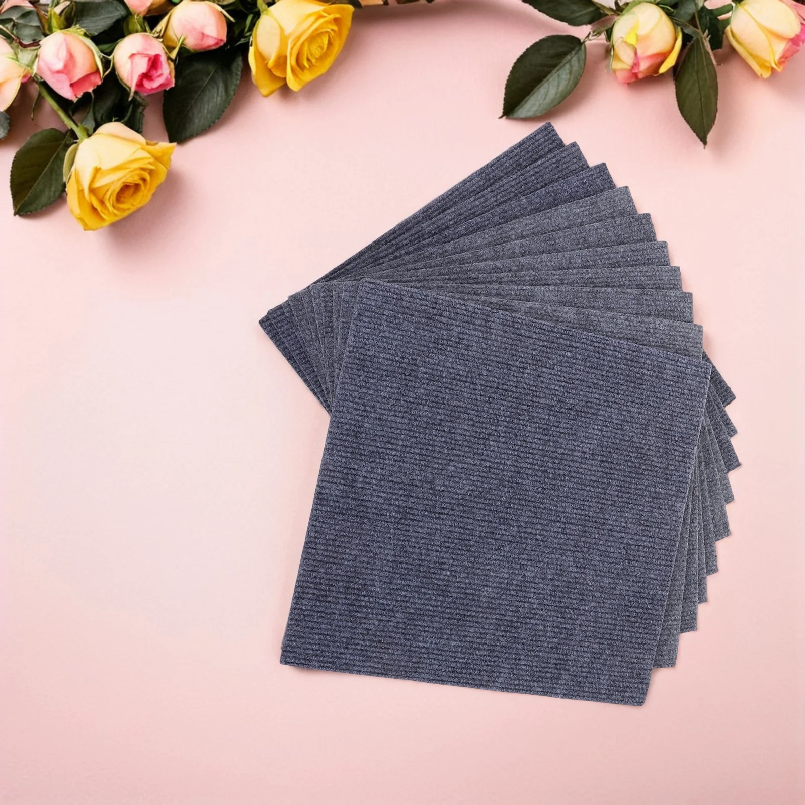 10Pcs Self Adhesive Splicing Carpet Tiles Peel and Stick Square Floor Mats for Home Office Classroom Bedroom Noise Reduction
10Pcs Self Adhesive Splicing Carpet Tiles Peel and Stick Square Floor Mats for Home Office Classroom Bedroom Noise Reduction