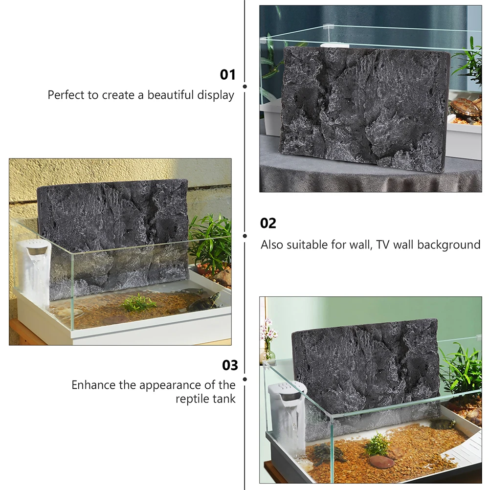 2 Pcs 45x28cm 3D Reptile Background Natural Rock Aquarium Turtle Tank Decor Terrarium Wallpaper Fish Tank Backdrop
2 Pcs 45x28cm 3D Reptile Background Natural Rock Aquarium Turtle Tank Decor Terrarium Wallpaper Fish Tank Backdrop