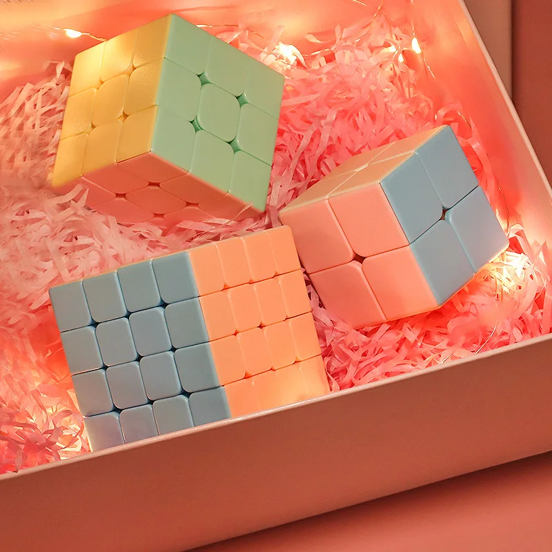 SENGSO Speed Cube Macaron Series Stickerless Magic Cube Profession Puzzle High Quality Kid's Fidget Toys
SENGSO Speed Cube Macaron Series Stickerless Magic Cube Profession Puzzle High Quality Kid's Fidget Toys