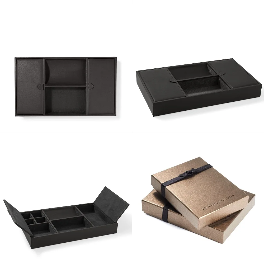 Black Onyx Deluxe Valet Tray Jewelry amp Watch Organizer with Covered and Open Compartments, Microsuede Lining Elegant Catchall
Black Onyx Deluxe Valet Tray Jewelry amp Watch Organizer with Covered and Open Compartments, Microsuede Lining Elegant Catchall
