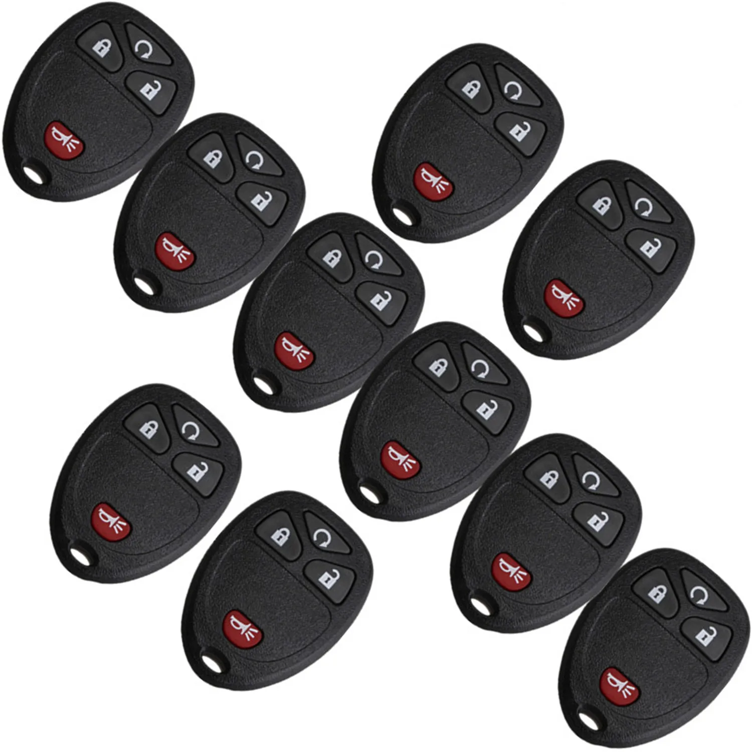 WFMJ 10Pcs For Chevy GMC Cadillac Buick Pontiac Saturn 4 Buttons Car Remote Key Case Cover Key Shell
WFMJ 10Pcs For Chevy GMC Cadillac Buick Pontiac Saturn 4 Buttons Car Remote Key Case Cover Key Shell