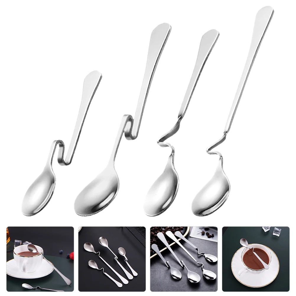 4 Pcs Hanging Cup Coffee Spoon Stainless Steel Dessert Honey Mixing Spoon Curved Handle Kitchen Long V Short V Long S
4 Pcs Hanging Cup Coffee Spoon Stainless Steel Dessert Honey Mixing Spoon Curved Handle Kitchen Long V Short V Long S