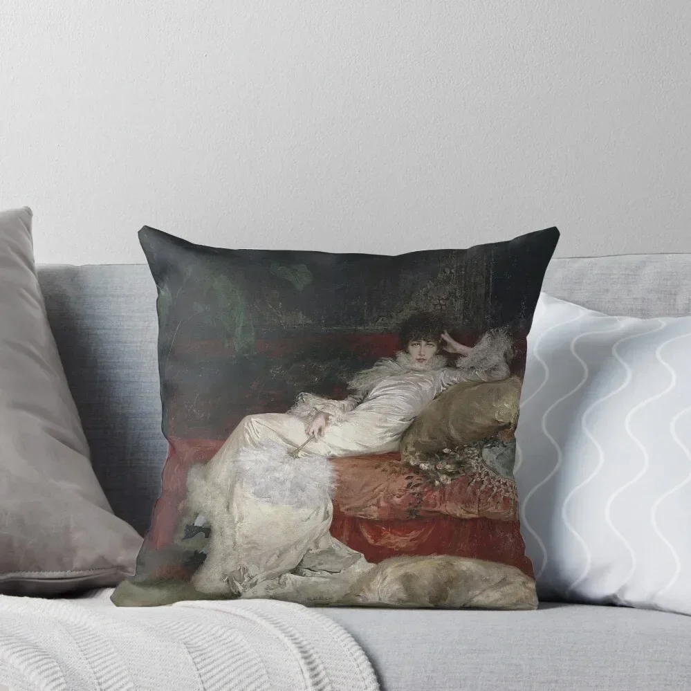Georges Jules Victor Clairin - Sarah Bernhardt (1844 - 1923) Throw Pillow Sofas Covers pillow
Georges Jules Victor Clairin - Sarah Bernhardt (1844 - 1923) Throw Pillow Sofas Covers pillow