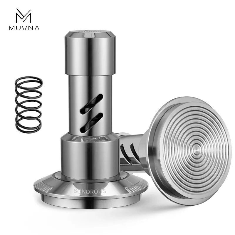 MUVNA 30lbs Coffee Tamper 51/53.35/58.35MM 4 Springs Espresso Tamper,Stainless Steel Thread Base Home Barista Coffee Accessories
MUVNA 30lbs Coffee Tamper 51/53.35/58.35MM 4 Springs Espresso Tamper,Stainless Steel Thread Base Home Barista Coffee Accessories