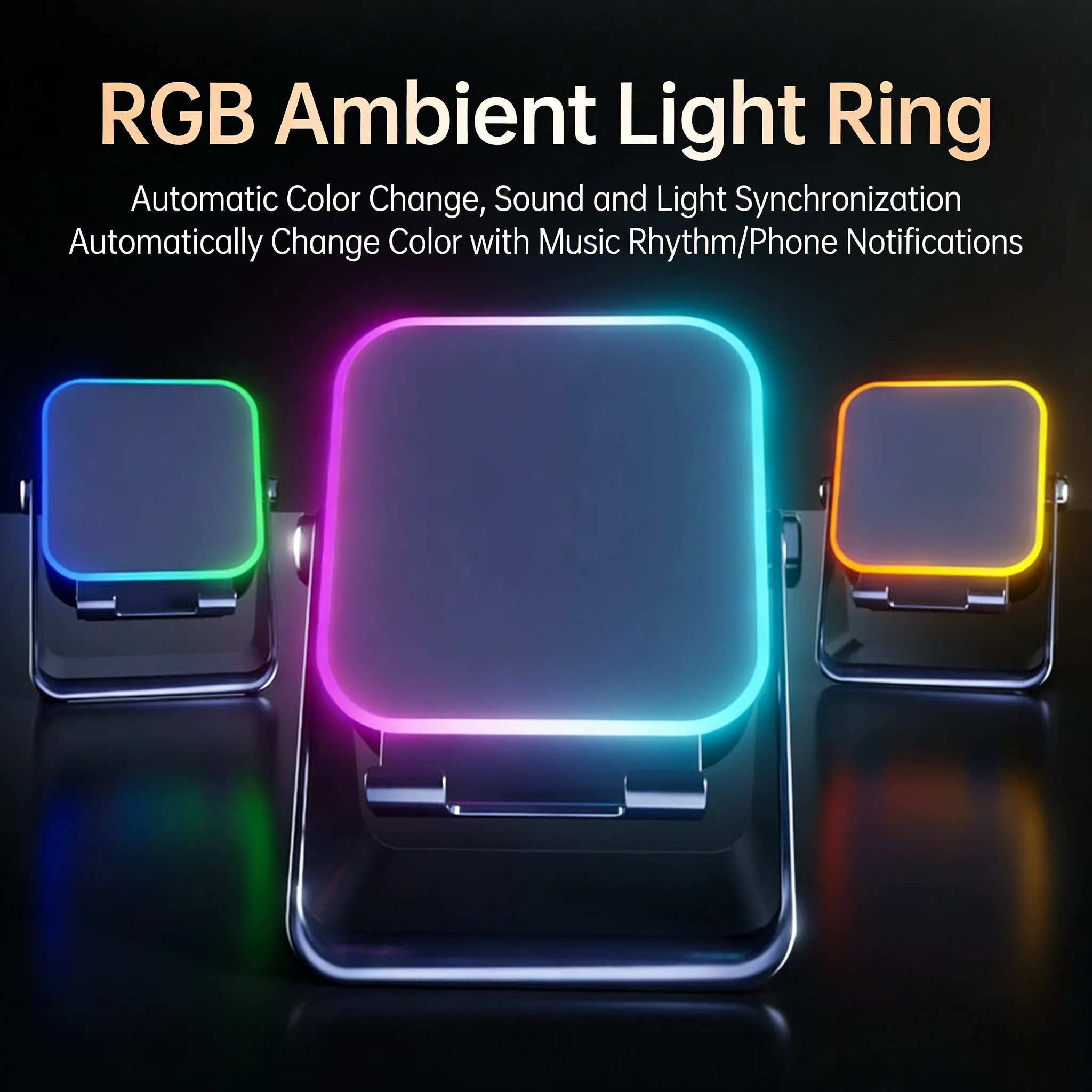 Versatle Induction+Bluetooth Wireless Dual-Mode Speaker Bracket 2-in-1 Rechargeable RGB Ambient Light Subwoofer For Cell Phone
Versatle Induction+Bluetooth Wireless Dual-Mode Speaker Bracket 2-in-1 Rechargeable RGB Ambient Light Subwoofer For Cell Phone