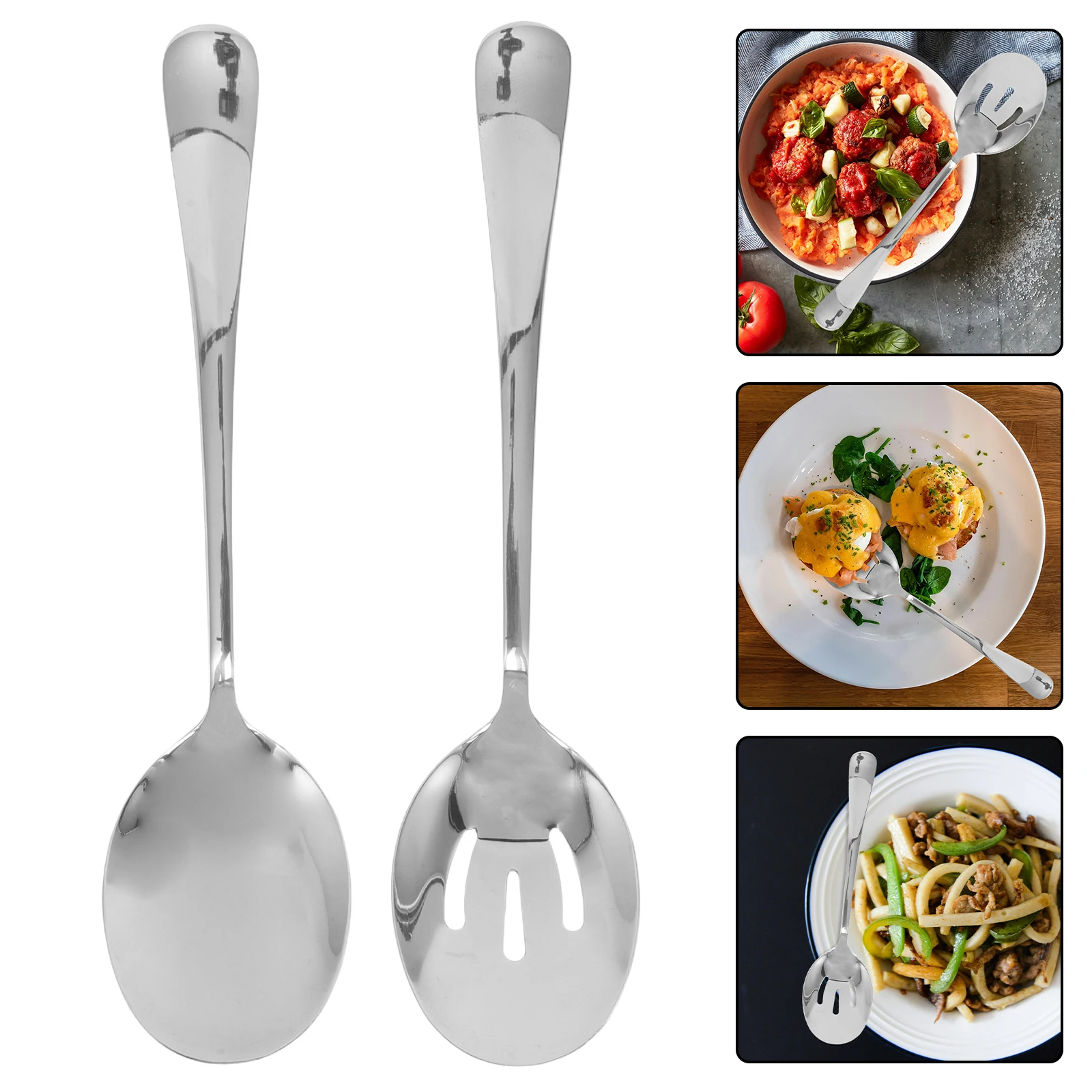 Stainless Steel Serving Spoon Spoons for Kitchen Large Hotel Utensils Buffet Tableware
Stainless Steel Serving Spoon Spoons for Kitchen Large Hotel Utensils Buffet Tableware