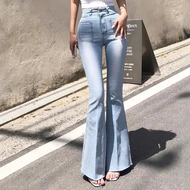 Korean Chic Autumn and Winter New High Waisted Slim and Slightly Flared Jeans Women's Versatile Pants Female Clothing
Korean Chic Autumn and Winter New High Waisted Slim and Slightly Flared Jeans Women's Versatile Pants Female Clothing
