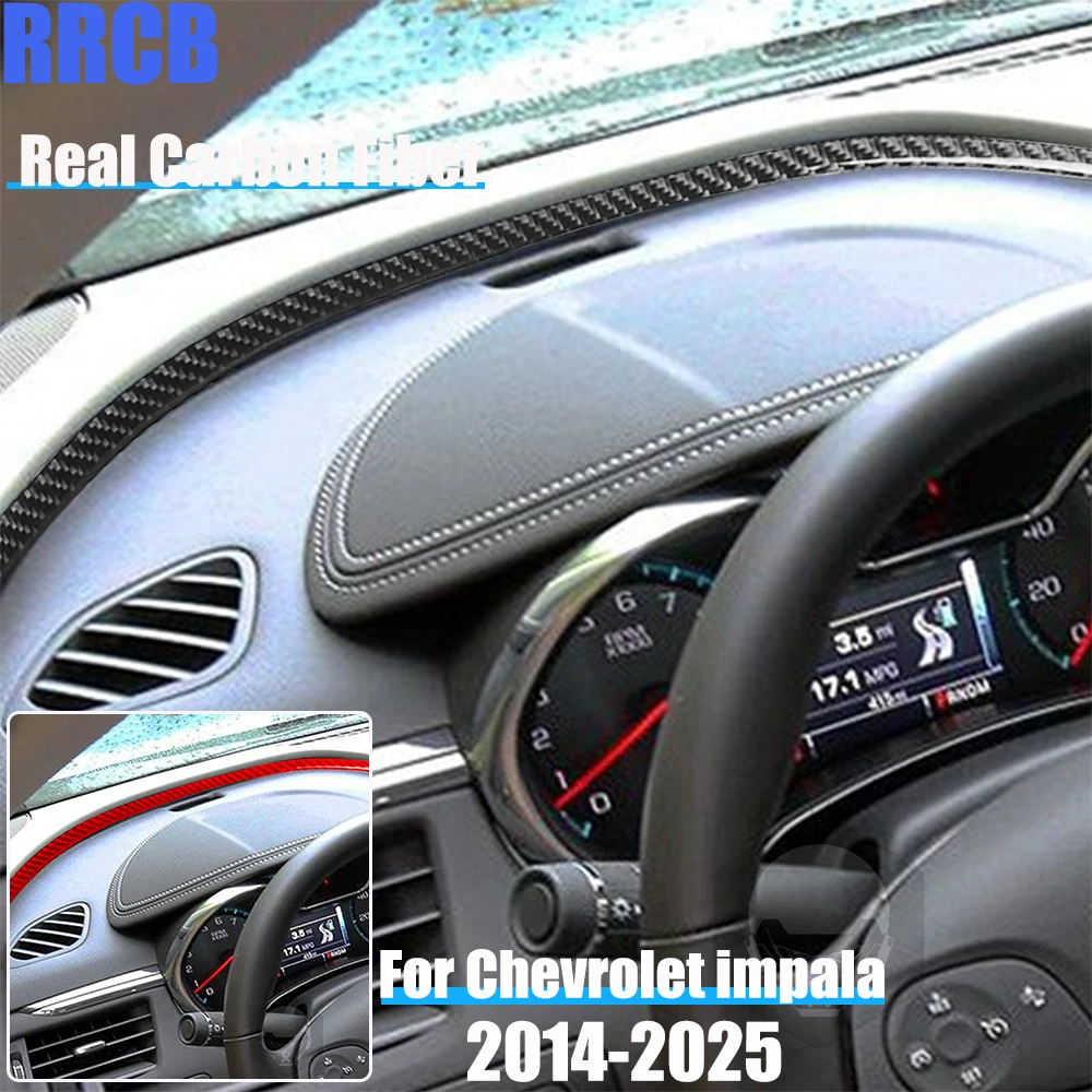 Real Carbon Fiber Car Accessories Dashboard Strips Decorative Trim Soft Cover Sticker For Chevrolet Impala 2014-2025
Real Carbon Fiber Car Accessories Dashboard Strips Decorative Trim Soft Cover Sticker For Chevrolet Impala 2014-2025