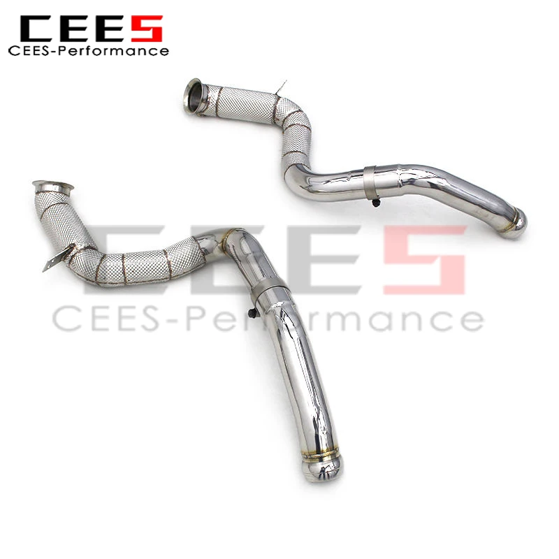 Выхлопная система CEES Turbo Downpipe без катализатора для Mercedes C63 C63S AMG W205 4.0T 2015-2020, спортивные передние патрубки для гоночных автомобилей
Выхлопная система CEES Turbo Downpipe без катализатора для Mercedes C63 C63S AMG W205 4.0T 2015-2020, спортивные передние патрубки для гоночных автомобилей