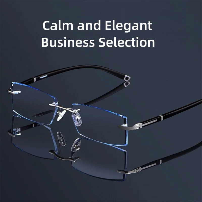 BEAUTIFUL NOW Ultra-light Eyeglass Frames Men Fashion Simple Rimless Myopia Glasses Customized Prescription Glasses
BEAUTIFUL NOW Ultra-light Eyeglass Frames Men Fashion Simple Rimless Myopia Glasses Customized Prescription Glasses
