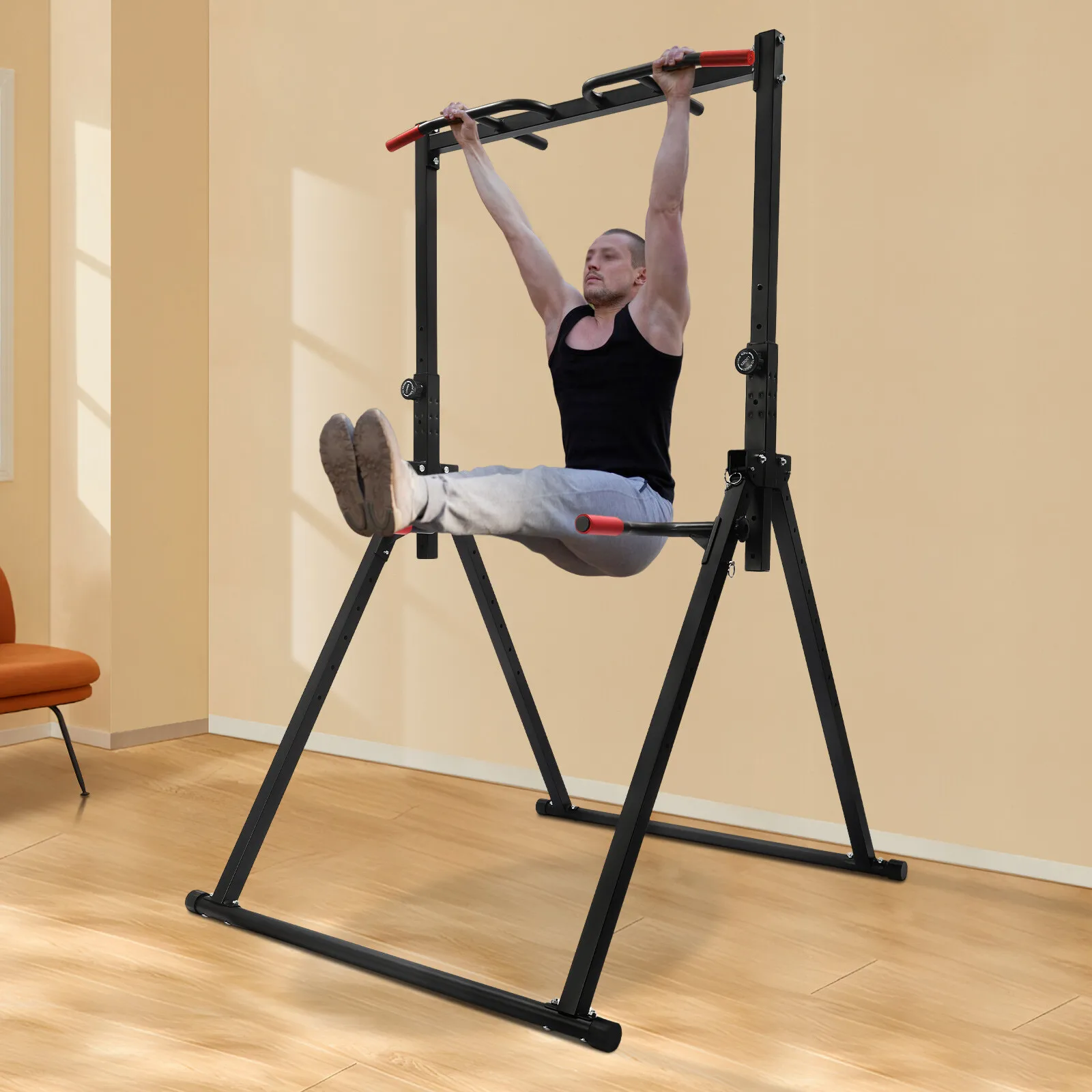 Power Tower Dip Station Adjustable Height Pull Up & Dip Station Multi-Function Home Strength Training Fitness Workout Station
Power Tower Dip Station Adjustable Height Pull Up & Dip Station Multi-Function Home Strength Training Fitness Workout Station