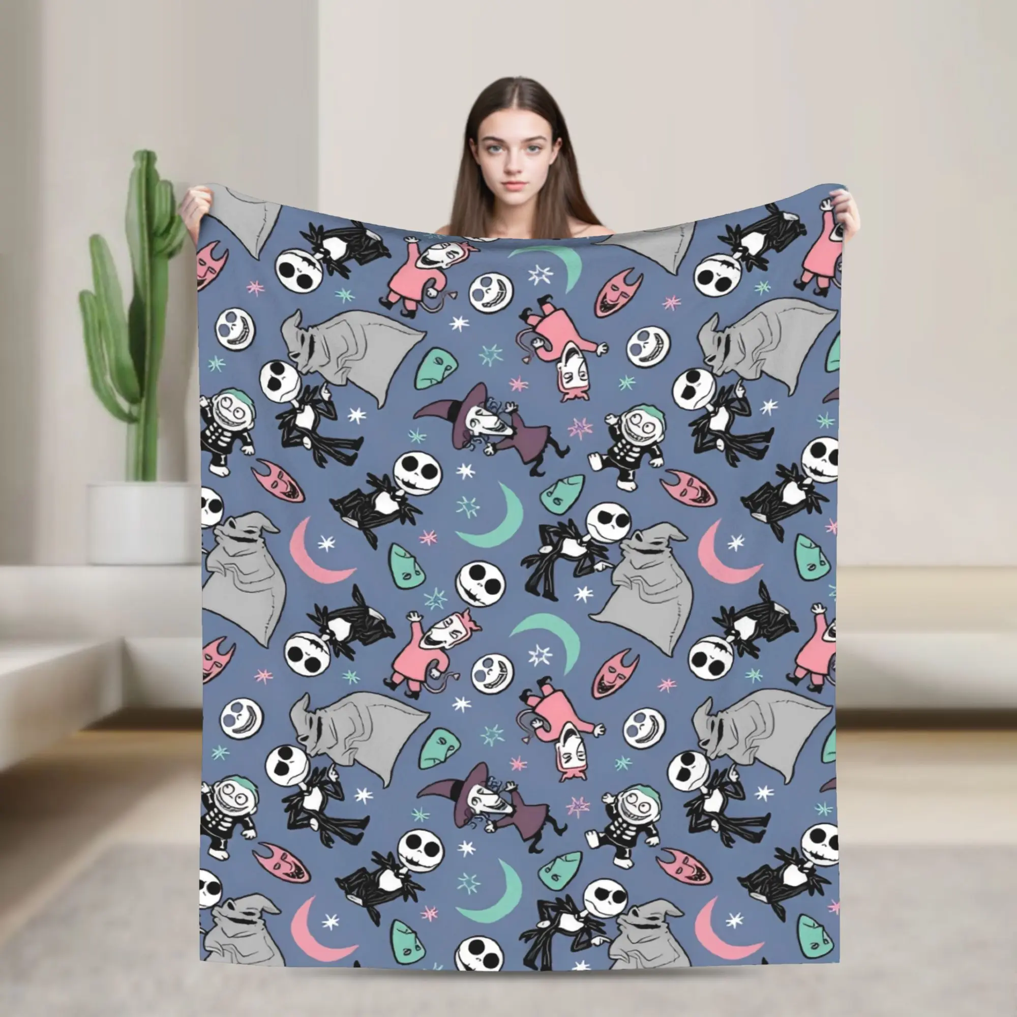 Nightmare Before Christmas Jack Cartoon Warm Soft Blankets Decorative Plush Throw Blanket Flannel Bedspread Sofa Bed Cover
Nightmare Before Christmas Jack Cartoon Warm Soft Blankets Decorative Plush Throw Blanket Flannel Bedspread Sofa Bed Cover