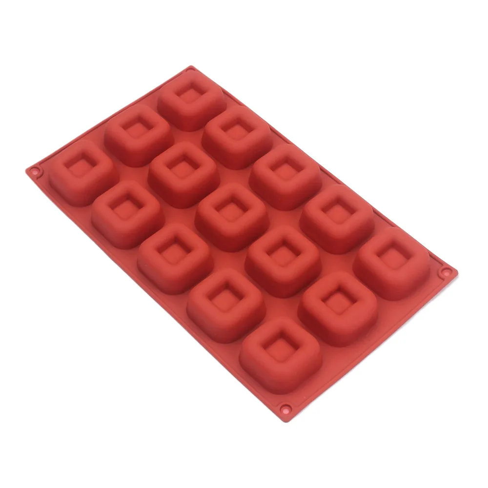 New Arrival 15 Hole Cube Concavo Convex Shape Silicone Chocolate Mold Square Jelly Pudding Cake Mold Mousse Dessert Baking Tools
New Arrival 15 Hole Cube Concavo Convex Shape Silicone Chocolate Mold Square Jelly Pudding Cake Mold Mousse Dessert Baking Tools