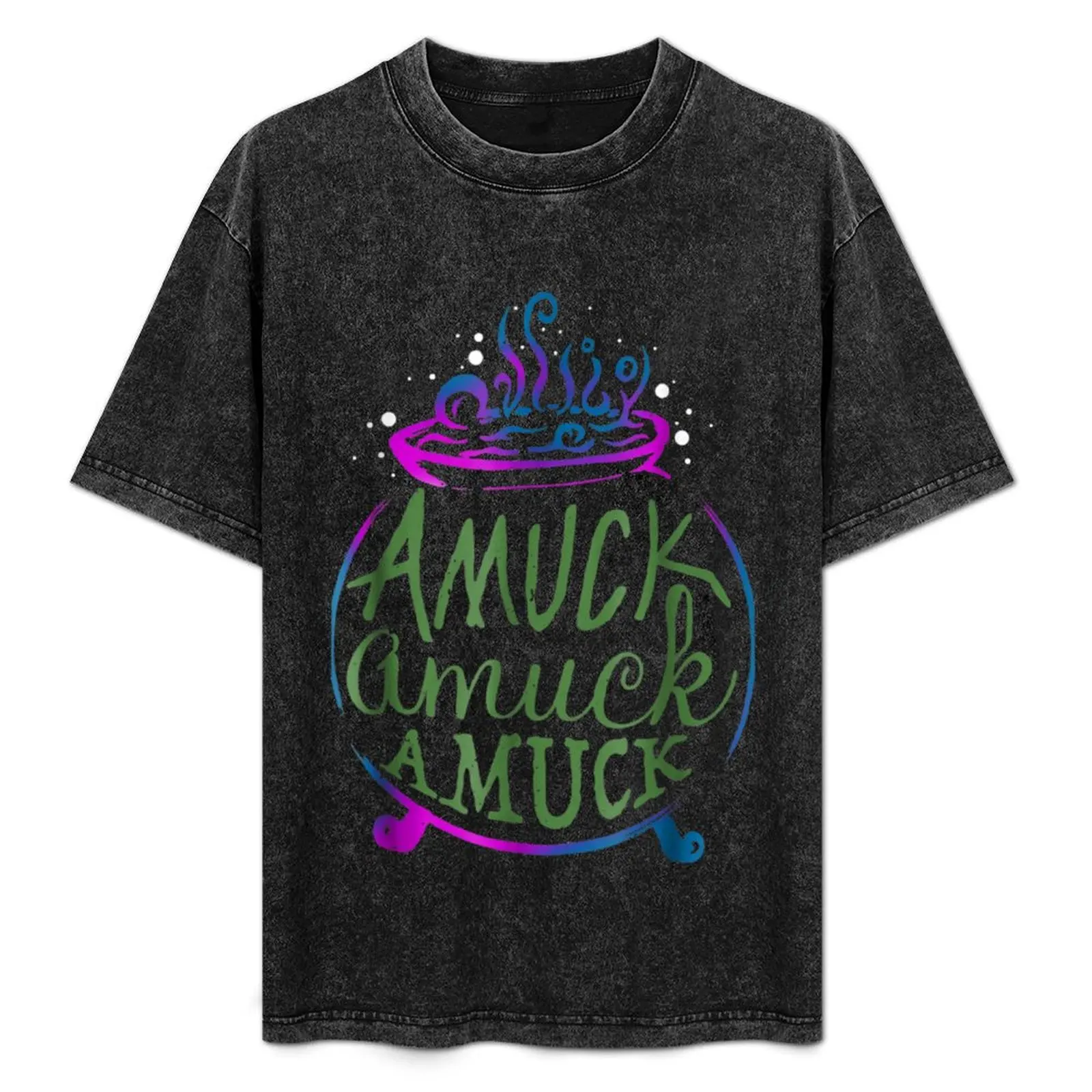 Amuck Amuck Amuck Funny Witch Halloween T-Shirt Vintage Print Crew Neck Tee
Amuck Amuck Amuck Funny Witch Halloween T-Shirt Vintage Print Crew Neck Tee