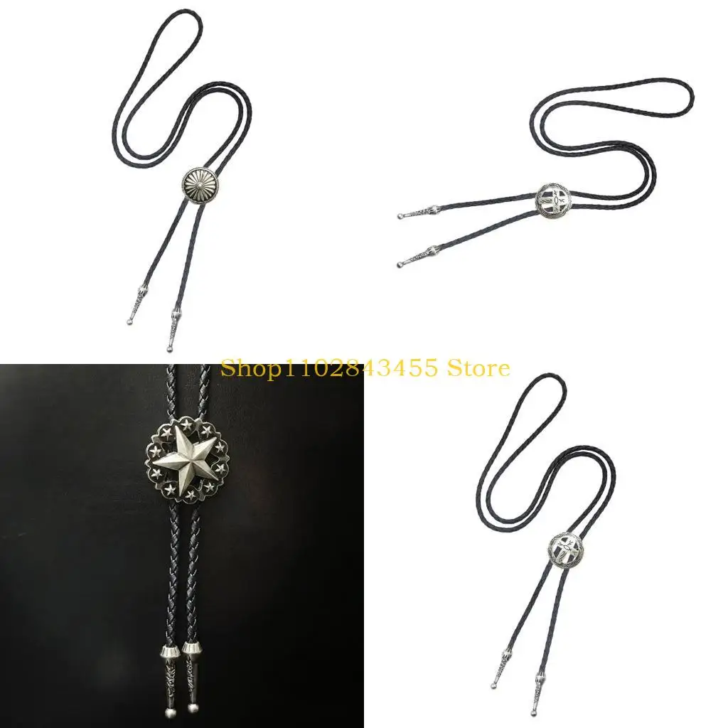 49MC Western Crossed Pendant Bolotie Formal Neckwear Music Festival Tie for Rodeos
49MC Western Crossed Pendant Bolotie Formal Neckwear Music Festival Tie for Rodeos