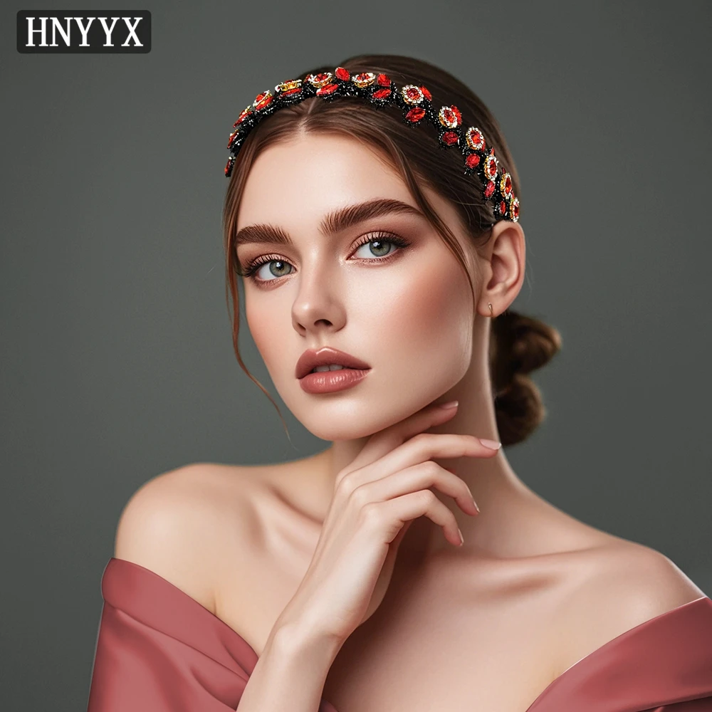 Модная красная повязка для волос с камнями HNYYX, женская повязка на голову, аксессуары для волос, украшения для вечеринок и выпускных, A375
Модная красная повязка для волос с камнями HNYYX, женская повязка на голову, аксессуары для волос, украшения для вечеринок и выпускных, A375