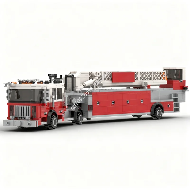 688pcs MOC City Fire American Hook Ladder Tiller Model Building Blocks Christmas Gifts Construction Idea Toys Education Brick
688pcs MOC City Fire American Hook Ladder Tiller Model Building Blocks Christmas Gifts Construction Idea Toys Education Brick