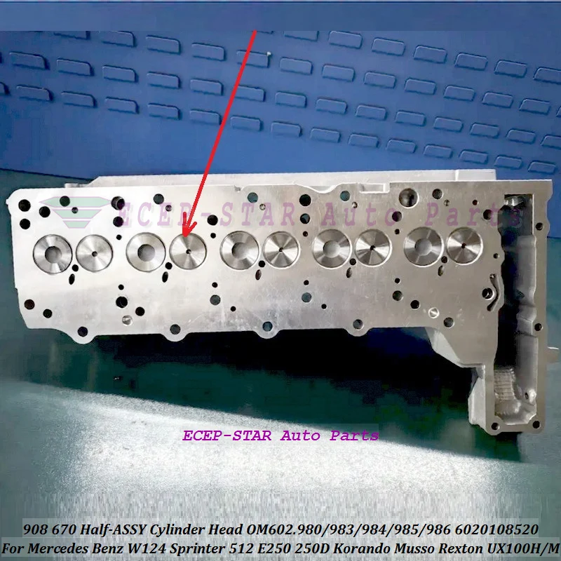 908 670 OM602.981 Half-ASSY Cylinder Head 6020108520 For Mercedes Benz W124 Sprinter 512 E250 250D Korando Musso Rexton 2.9 TDI
908 670 OM602.981 Half-ASSY Cylinder Head 6020108520 For Mercedes Benz W124 Sprinter 512 E250 250D Korando Musso Rexton 2.9 TDI