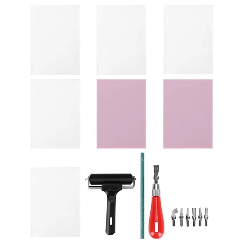 A68P-Набор для резьбы по резине: полный набор для изготовления блоков штампов для печати и художественных ремесел с режущими станками 
A68P-Набор для резьбы по резине: полный набор для изготовления блоков штампов для печати и художественных ремесел с режущими станками