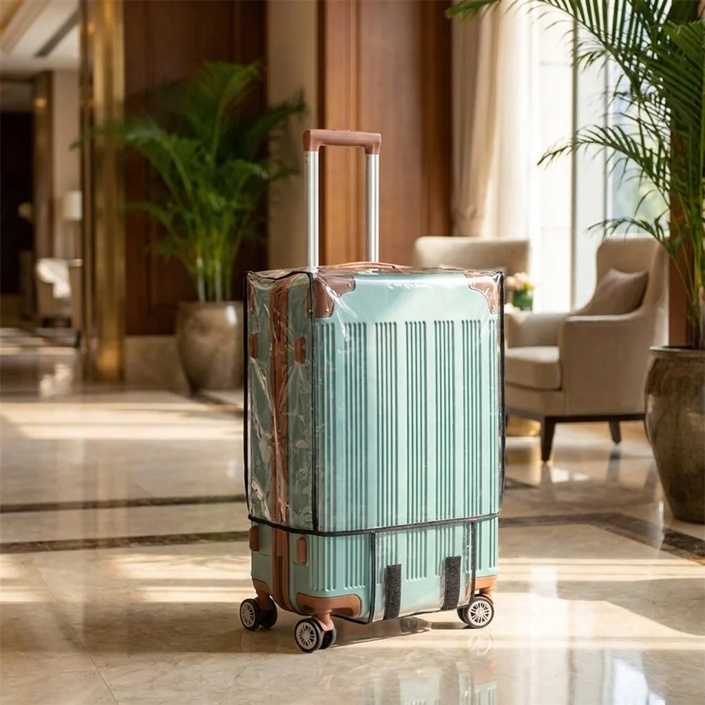 PVC Transparent Luggage Cover Travel Accessories Waterproof Luggage Storage Covers Dustproof Protector Suitcase Covers Luggage
PVC Transparent Luggage Cover Travel Accessories Waterproof Luggage Storage Covers Dustproof Protector Suitcase Covers Luggage