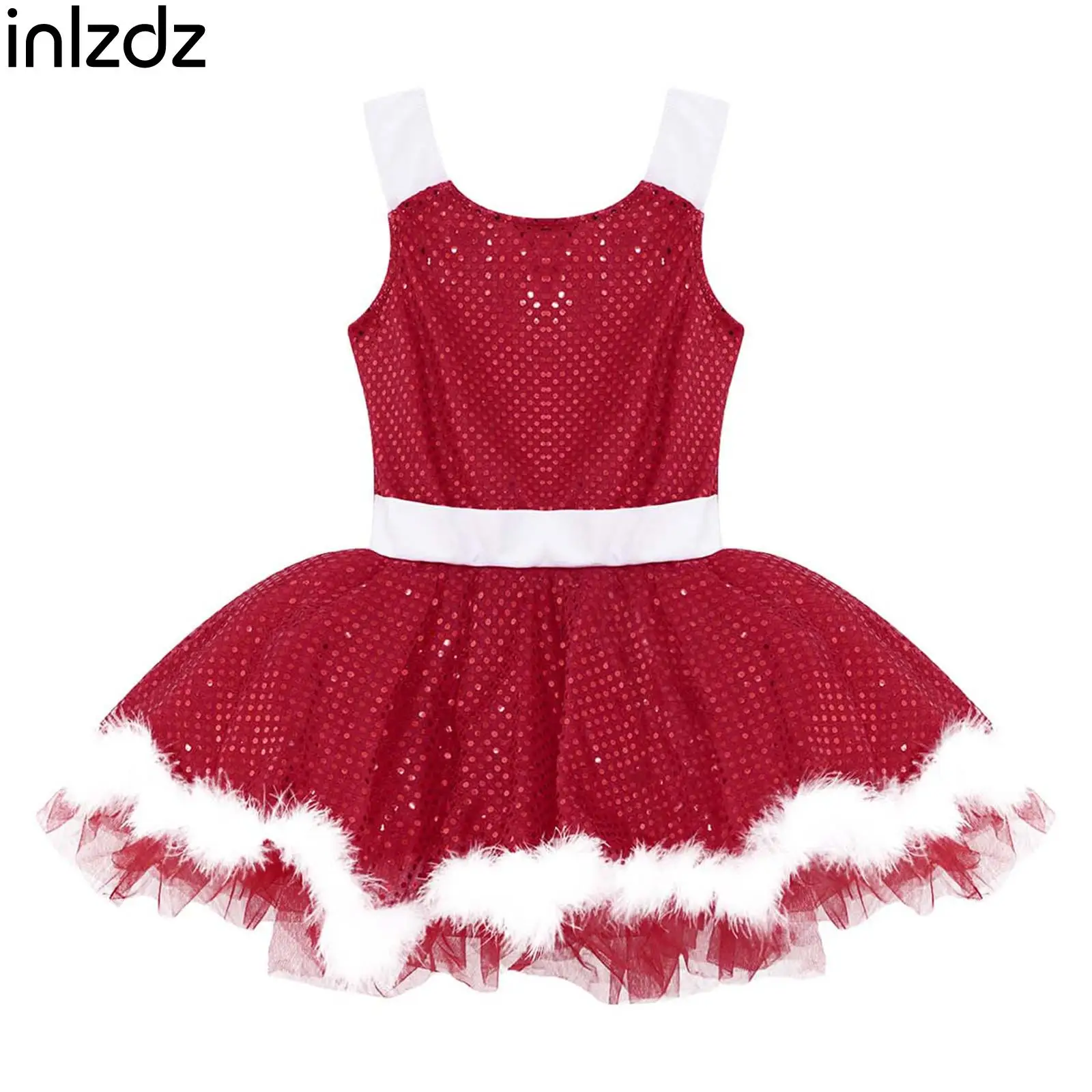 Girls New Christmas Ballet Latin Dance Costume Cami Dress Sequins Dance Leotard Stage Santa Cosplay Performance Party Dancewear
Girls New Christmas Ballet Latin Dance Costume Cami Dress Sequins Dance Leotard Stage Santa Cosplay Performance Party Dancewear