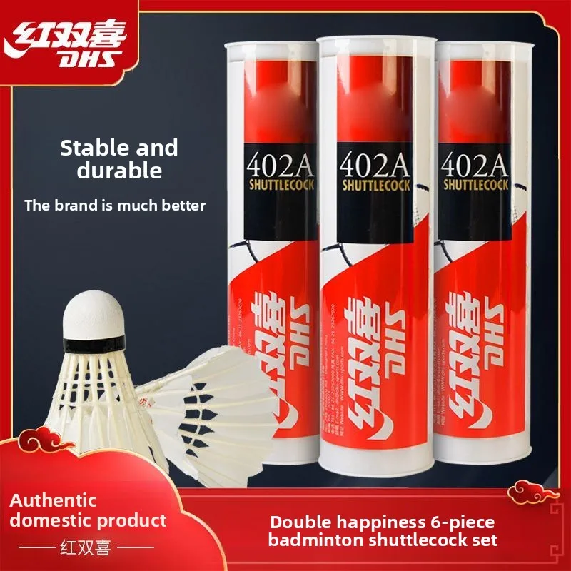 DHS Badminton Durable Beginner Nylon Badminton Windproof Training Competition Professional Ball
DHS Badminton Durable Beginner Nylon Badminton Windproof Training Competition Professional Ball