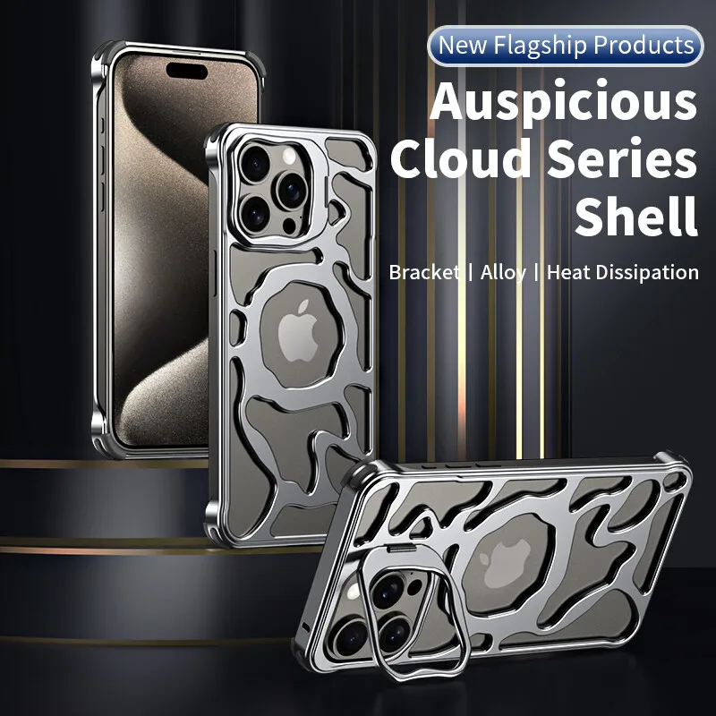 For iPhone 16 Plus 15 17 14 13 Pro Max Metal Sleek Bezel-Less Frameless Case Camera Stand Mag safety protection Magnetic Cover
For iPhone 16 Plus 15 17 14 13 Pro Max Metal Sleek Bezel-Less Frameless Case Camera Stand Mag safety protection Magnetic Cover