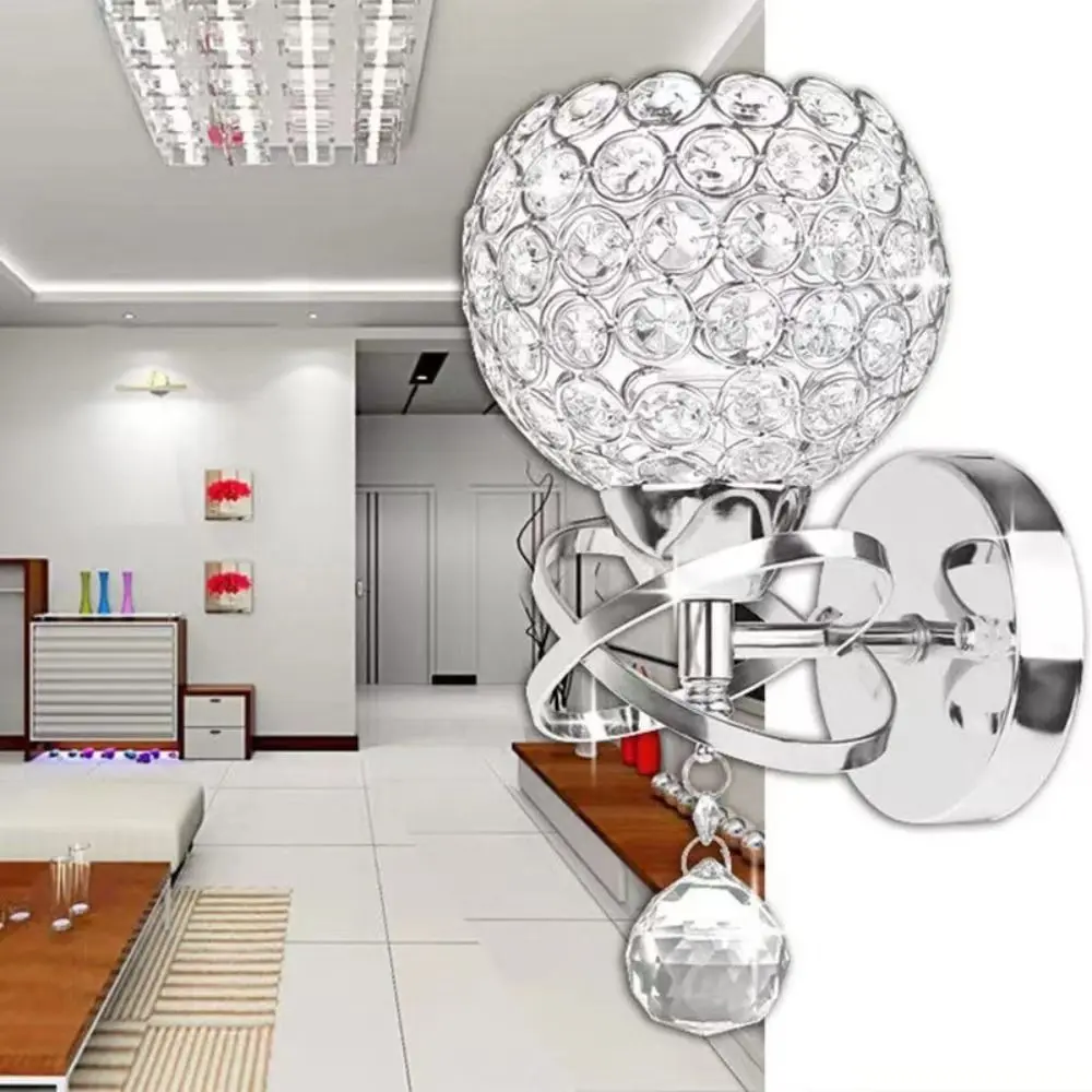 Lighting Fixture Fitting Luxury Wall Lamp Simple Modern Bedside Lamp Creative Elegant Crystal Sconce Lighting Home
Lighting Fixture Fitting Luxury Wall Lamp Simple Modern Bedside Lamp Creative Elegant Crystal Sconce Lighting Home