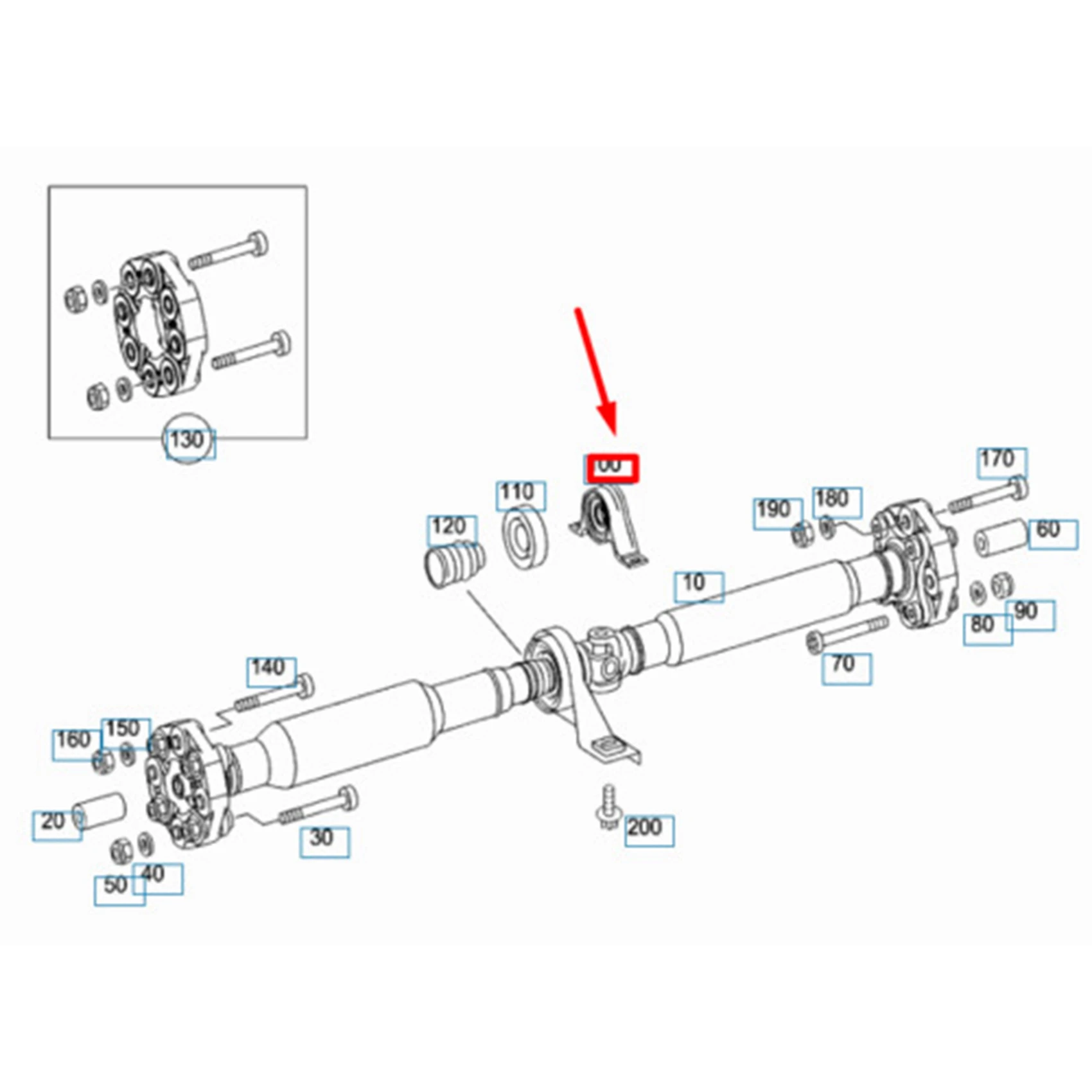 1 PCS Propshaft Mount Driveshaft Mount Center Bearing A2214105081 TED37527 Rear For Mercedes Benz S-CLASS
1 PCS Propshaft Mount Driveshaft Mount Center Bearing A2214105081 TED37527 Rear For Mercedes Benz S-CLASS