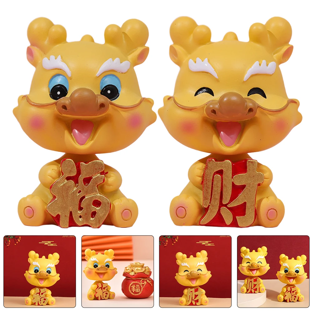 2pcs Creative Home Decor Cartoon Resin Miniature Zodiac Ornament Desktop Adorn Shaking Head Lucky Gift For Office Car Decorative
2pcs Creative Home Decor Cartoon Resin Miniature Zodiac Ornament Desktop Adorn Shaking Head Lucky Gift For Office Car Decorative