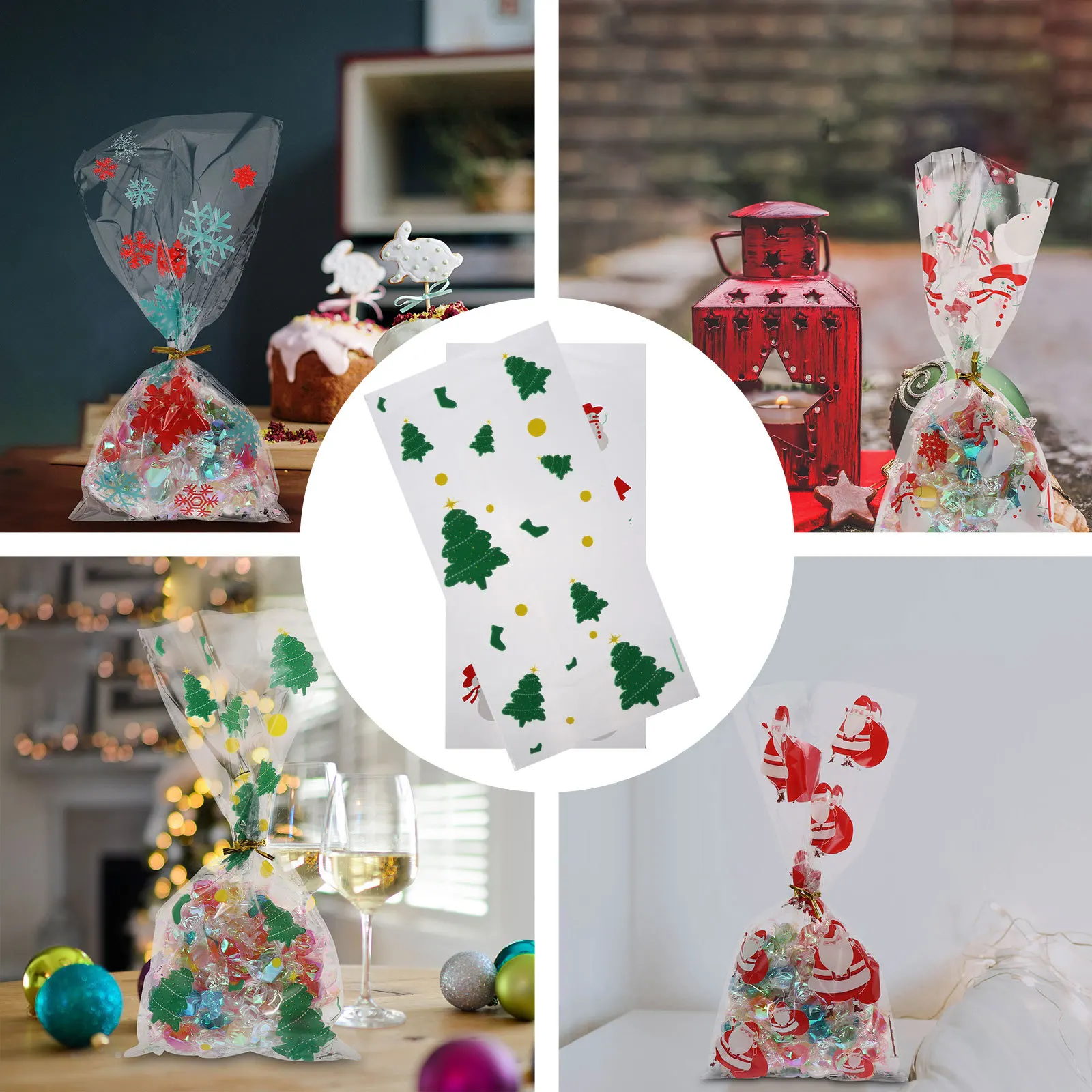200Pcs Apple Packaging Bag Christmas Candy Storage Flat Treat Bag Tie for Chocolates Cookies Gifts Clear Treat Bags
200Pcs Apple Packaging Bag Christmas Candy Storage Flat Treat Bag Tie for Chocolates Cookies Gifts Clear Treat Bags