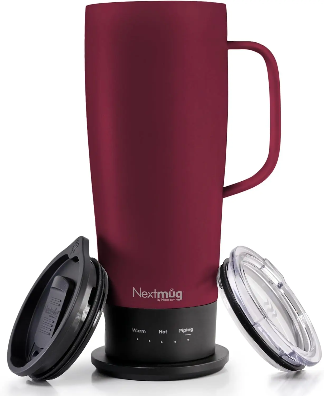 Nextmug Ultra - Temperature-Controlled, Self-Heating Travel Mug (Burgundy - 24 oz.)
Nextmug Ultra - Temperature-Controlled, Self-Heating Travel Mug (Burgundy - 24 oz.)