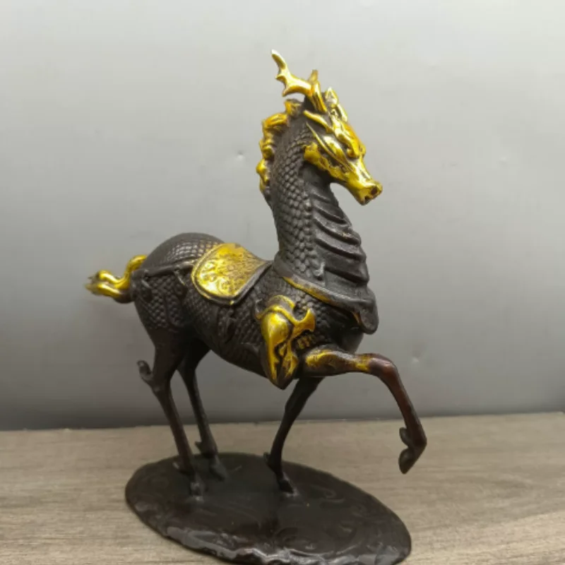 Antique bronze dragon and horse statue ornament home living room decoration creative office desktop handicraft
Antique bronze dragon and horse statue ornament home living room decoration creative office desktop handicraft