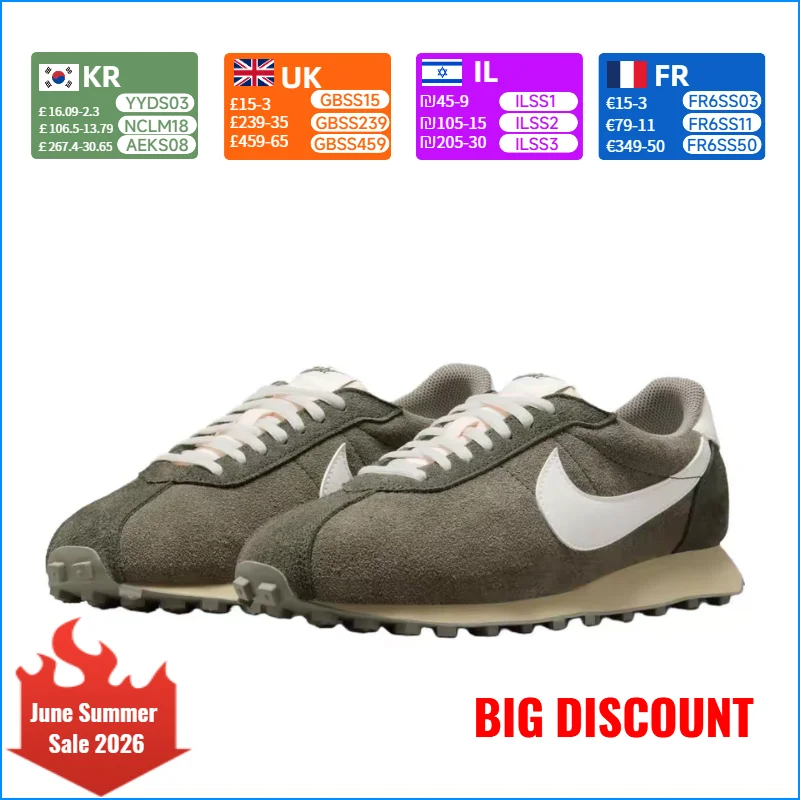 Nike LD-1000 Classic Comfort Soft Durable Slip-Resistant Lightweight Running Shoes Men's IM8059-325
Nike LD-1000 Classic Comfort Soft Durable Slip-Resistant Lightweight Running Shoes Men's IM8059-325