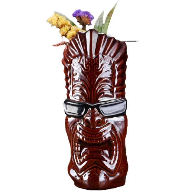 550ml Hawaii Tiki Mugs Cocktail Cup Beer Beverage Mug Wine Mug Ceramic Easter Islander Tiki Mugs Bar Tool
550ml Hawaii Tiki Mugs Cocktail Cup Beer Beverage Mug Wine Mug Ceramic Easter Islander Tiki Mugs Bar Tool