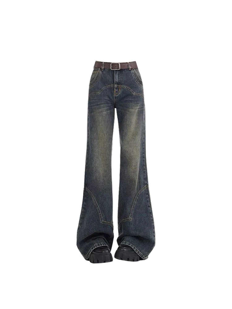 Women's Vintage Baggy Jeans Harajuku Aesthetic High Waist Denim Pants 90s Y2k Punk Fashion Wide Leg Cowboy Trouser 2023 Clothes
Women's Vintage Baggy Jeans Harajuku Aesthetic High Waist Denim Pants 90s Y2k Punk Fashion Wide Leg Cowboy Trouser 2023 Clothes
