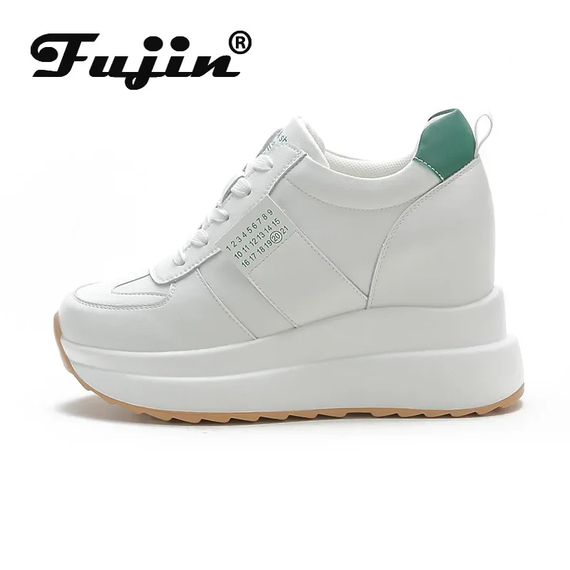 Fujin/женская обувь 9 см, кроссовки на танкетке из натуральной кожи на платформе, обувь на массивном каблуке на скрытом каблуке, весенне-осенне-летняя женская обувь
Fujin/женская обувь 9 см, кроссовки на танкетке из натуральной кожи на платформе, обувь на массивном каблуке на скрытом каблуке, весенне-осенне-летняя женская обувь