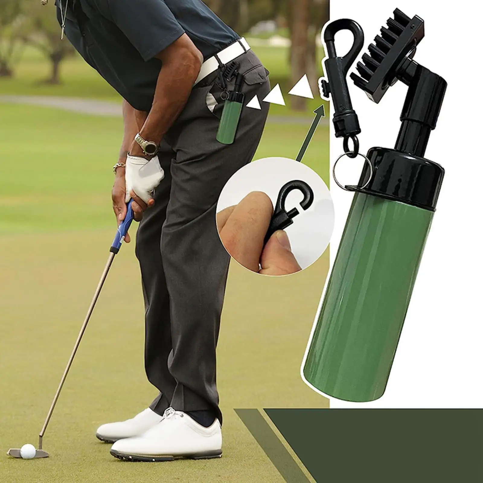 Golf Club Cleaner Sturdy Golf Brush Groove Cleaner for Professional Golfers
Golf Club Cleaner Sturdy Golf Brush Groove Cleaner for Professional Golfers