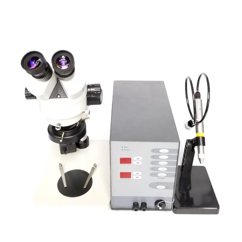 Hajet China Manufacturing Gold Silver Jewelry Welding Machines Argon Spot Welder With 6.7X-45X Microscope
Hajet China Manufacturing Gold Silver Jewelry Welding Machines Argon Spot Welder With 6.7X-45X Microscope