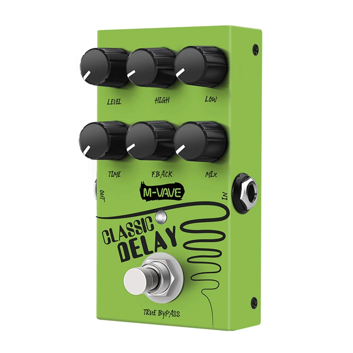 Classic Delay Guitar Effect Pedal, True Bypass 600ms Delay Time Guitar Effects Pedal for Electric Guitar Bass-AA85
Classic Delay Guitar Effect Pedal, True Bypass 600ms Delay Time Guitar Effects Pedal for Electric Guitar Bass-AA85