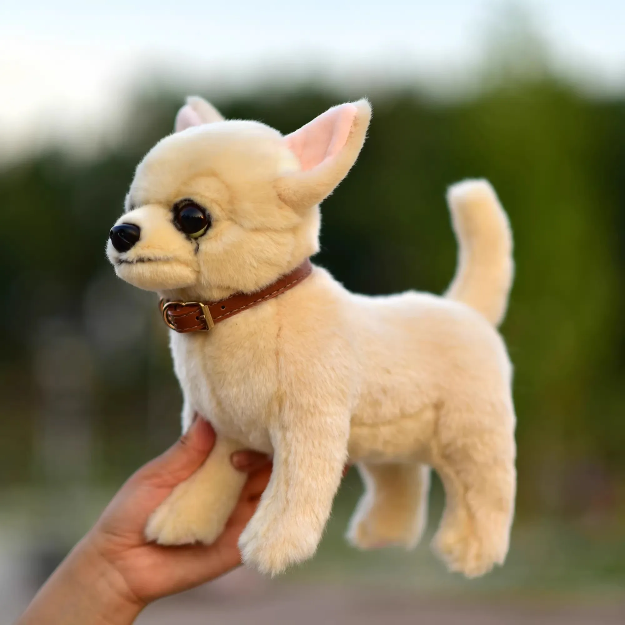 Simulation Animal Chihuahua Dog Plush Doll Realistic Animals Teacup Dogs Plush Toy Gift Decoration 25cm DY10318
Simulation Animal Chihuahua Dog Plush Doll Realistic Animals Teacup Dogs Plush Toy Gift Decoration 25cm DY10318