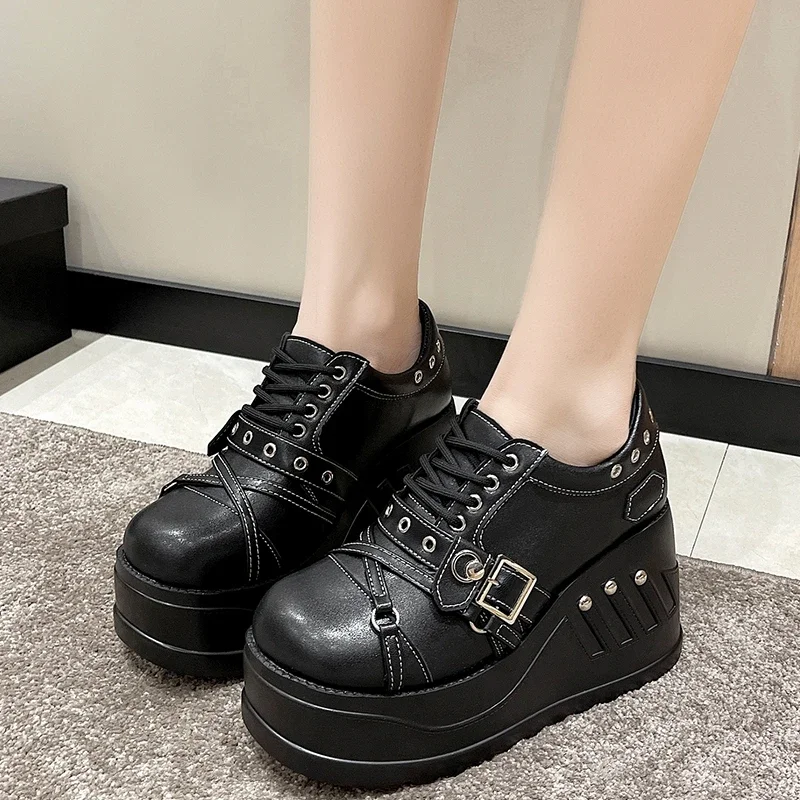 Women's Shoes Punk Gothic Pumps Platform Mary Jane Shoes for Women Wedge High Heels Party Cosplay Designer Lolita Shoes Zapatos
Women's Shoes Punk Gothic Pumps Platform Mary Jane Shoes for Women Wedge High Heels Party Cosplay Designer Lolita Shoes Zapatos