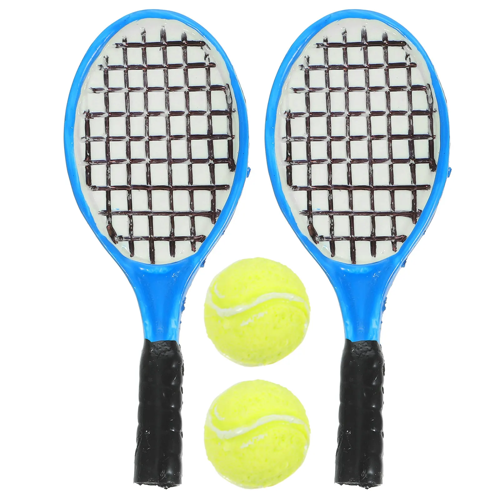 4Pcs Adorable Tennis Racket Miniatures for Home Decoration Desktop Display Kids Playhouse Interior Design Micro Tennis Ornament
4Pcs Adorable Tennis Racket Miniatures for Home Decoration Desktop Display Kids Playhouse Interior Design Micro Tennis Ornament