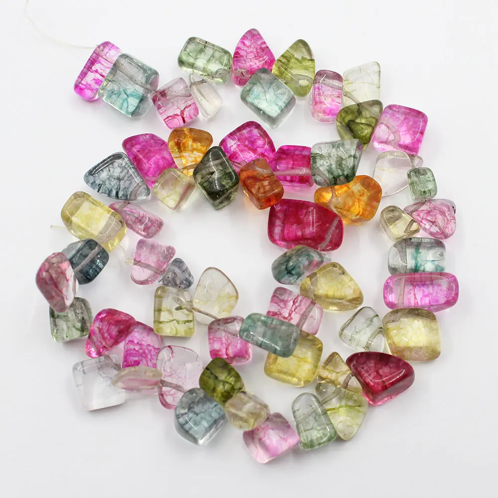 Natural Mix Color Crystal Polished Top-drilled Freeform Nugget Loose Beads 15.5" Strand Jewelry Making DIY
Natural Mix Color Crystal Polished Top-drilled Freeform Nugget Loose Beads 15.5" Strand Jewelry Making DIY