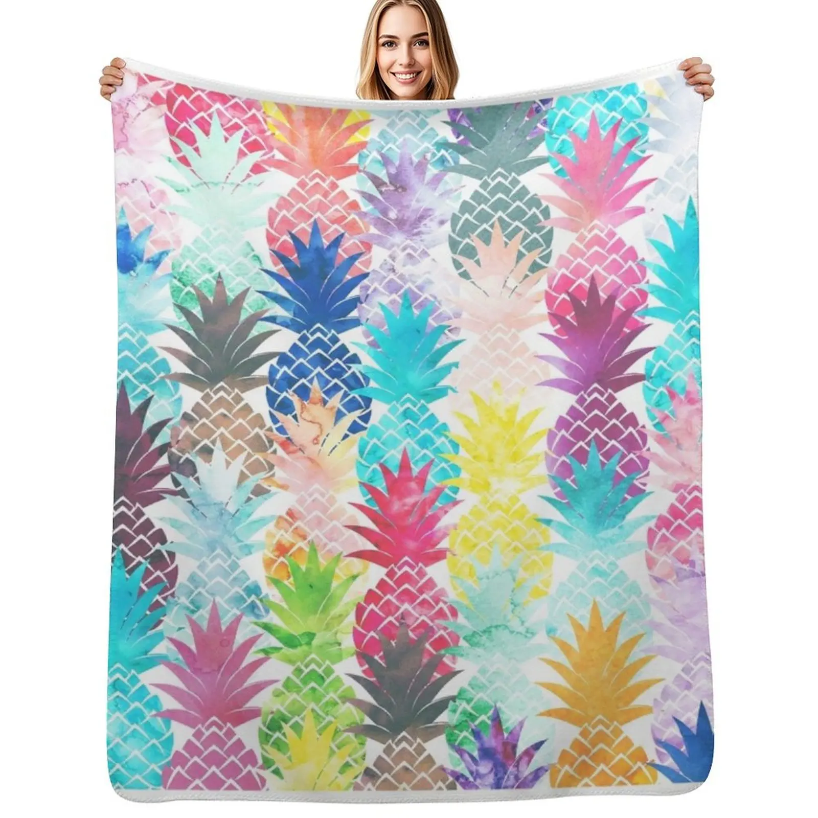 Hawaiian Pineapple Pattern Tropical Watercolor Throw Blanket Soft Plush Plaid Giant Sofa Luxury Flannels Blankets
Hawaiian Pineapple Pattern Tropical Watercolor Throw Blanket Soft Plush Plaid Giant Sofa Luxury Flannels Blankets