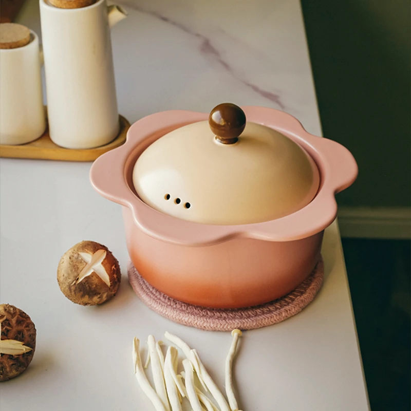 Pink Kitchen Health Cooking Pots High Appearance Level Small Saucepan Can Be Open Fire Gas Cooker Home Sunflower Casserole
Pink Kitchen Health Cooking Pots High Appearance Level Small Saucepan Can Be Open Fire Gas Cooker Home Sunflower Casserole