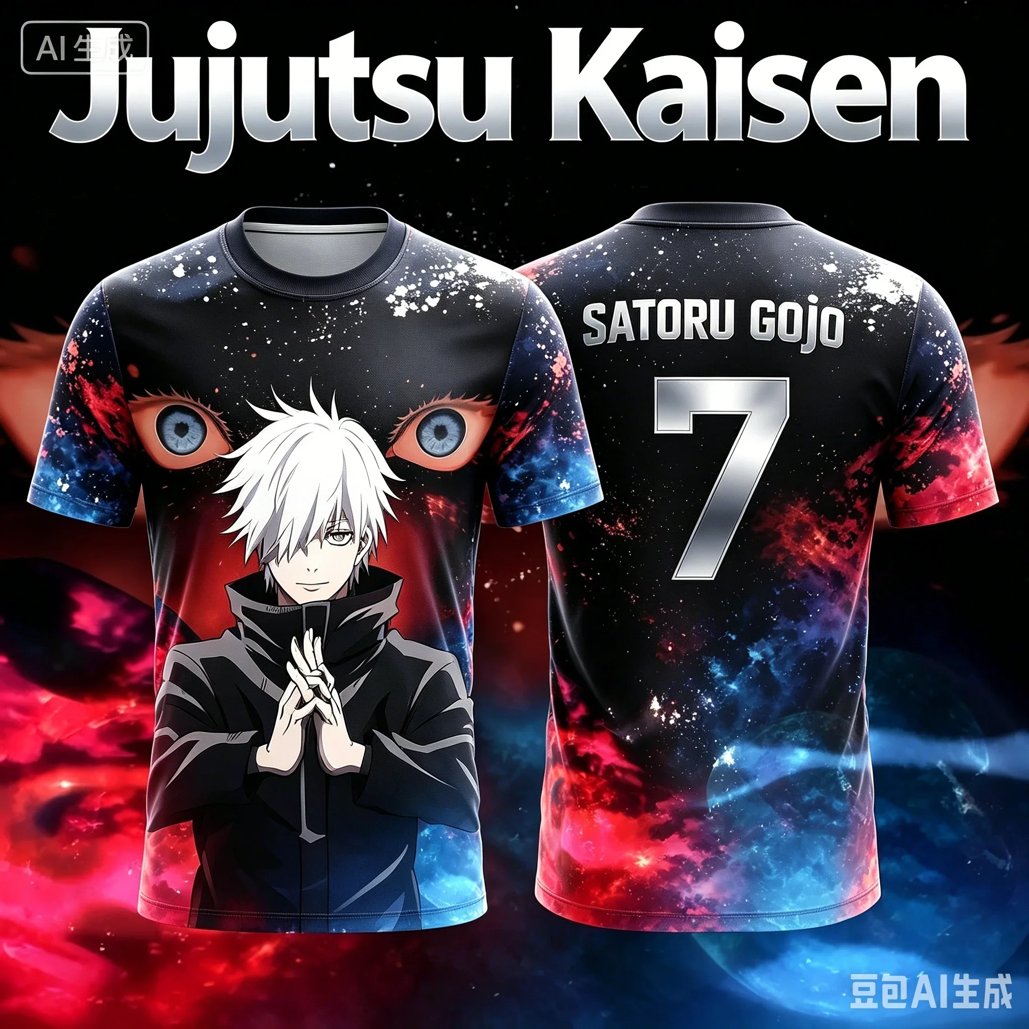 Jujutsu Kaisen 2026 Summer New NO.10 NO.7 Gojo Satoru Anime Special Football Jersey T-Shirt Adult Men's 3D Printed Kids Y2k
Jujutsu Kaisen 2026 Summer New NO.10 NO.7 Gojo Satoru Anime Special Football Jersey T-Shirt Adult Men's 3D Printed Kids Y2k