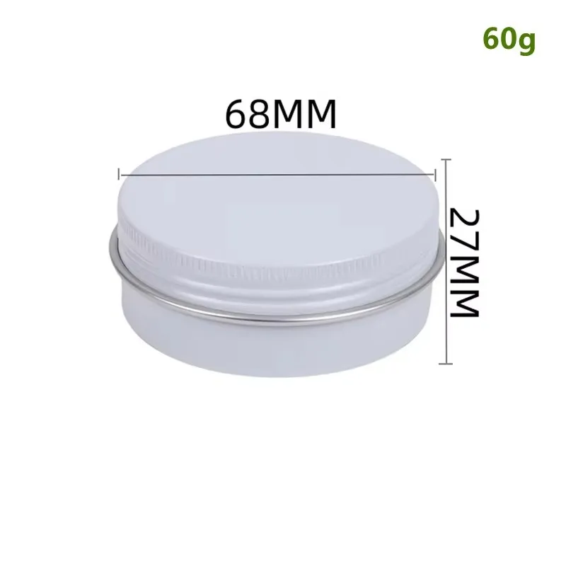 200pcs 60ml 2oz White Aluminum Tin Jars For Cream Balms Nail Candle Refillable Metal Cosmetic Containers Bottle Tea Cans
200pcs 60ml 2oz White Aluminum Tin Jars For Cream Balms Nail Candle Refillable Metal Cosmetic Containers Bottle Tea Cans
